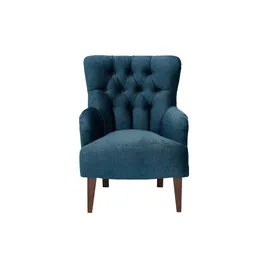 Max Winzer Sessel Brandon Samt 71 x 97 x 0 cm Blau