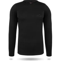 normani Outdoor Sports Merino Langarm Melbourne Schwarz XL