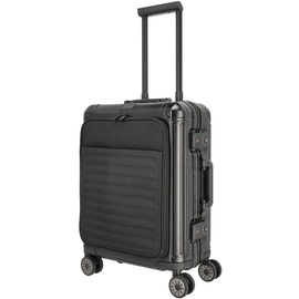 Travelite Next 4W Trolley With Front Bag S Black