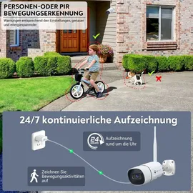 LuVision WLAN Überwachungskamera LV-G-2036 3MP für WLAN Überwachungssystem LV-101