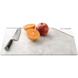 ALLboards Schneidebrett Glas 3 30 x 40 cm Grau