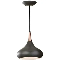 Beso 1-flammige Pendelleuchte, mittelgroß, dunkle Bronze