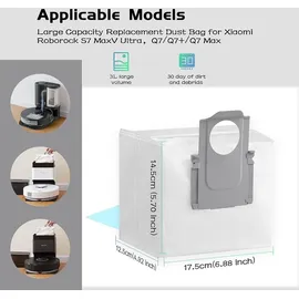 Roborock Original Zubehör-Kit, Staubbeutel für S7 Max Ultra/S8 Pro Ultra/S8+/Q7 MAX/S7 MaxV Ultra/S7 Pro Ultra Absaugstaion 6er Pack