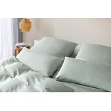 ELEGANTE Twine Jersey Salbei 135 x 200 cm + 80 x 80 cm