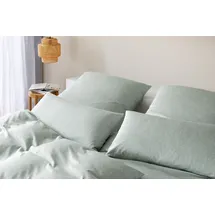 ELEGANTE Twine Jersey Salbei 135 x 200 cm + 80 x 80 cm