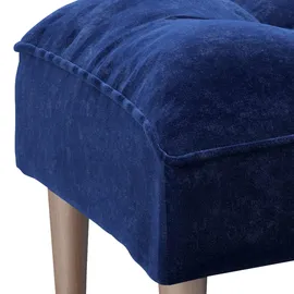 Playboy Hocker Scarlett Samt Blau