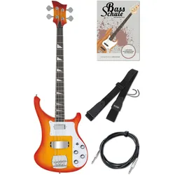 Rocktile Pro RB-400R Redneck E-Bass Red Sunburst Set