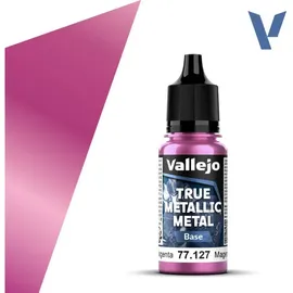 WITTMAX True Metallix Metal BASE 1 St. 18 ml Karmesinrot Magenta