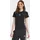adidas T-Shirt ADIDAS SPORTSWEAR "HOLIDAY 3-STREIFEN SCHMAL GESCHNITTENES", Damen, Gr. S, schwarz (schwarz, silber metallic), Obermaterial: 100% Baumwolle, Rundhals, Shirts T-Shirt, schmal geschnittene Passform, Rundhalsausschnitt