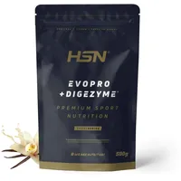 HSN Evopro (Whey + Kasein), Sequentielles Protein, Vanille, 500 g, Digezyme-Enzymkomplex, kein Dosierer enthalten, kein GMO, Vegetarisch, Gluten- und Sojafrei