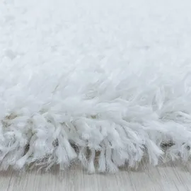 Ayyildiz Teppiche Fluffy 3500 Hochflorteppich Ø 200 cm weiß