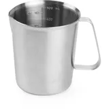 HENDI Messbecher, Schwere Ausführung, 0,5L, ø90x(H)110mm, Edelstahl