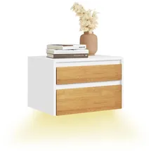 SoBuy Nachttisch FBT175-E-WN (29 x 40 x 25 cm)