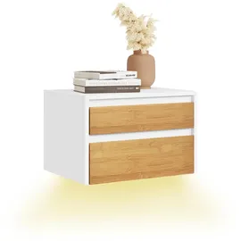 SoBuy Nachttisch FBT175-E-WN (29 x 40 x 25 cm)