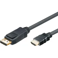M-Cab DisplayPort - HDMI Kabel, St/St, 2m, Gold