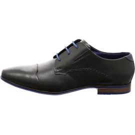 Bugatti Klassische Schnürschuhe für Herren, schwarz, Größe 41 EU