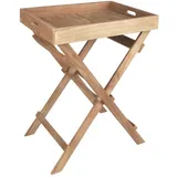 Garden Pleasure Gartentisch BACAN braun rechteckig 39,0 x 29,0 x 50,0 cm
