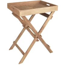 Garden Pleasure Gartentisch BACAN braun rechteckig 39,0 x 29,0 x 50,0 cm