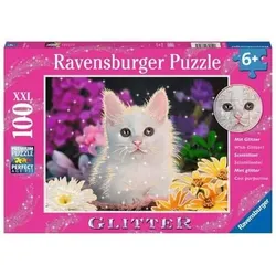 RAVENSBURGER 13358 Kinderpuzzle Glitzerkatze 100 Teile