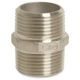 KLASEBO® Edelstahl Doppelnippel Gewindefitting 1 1/2 Zoll