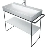 Duravit DuraSquare 106,5x45cm, bodenstehend, schwarz matt