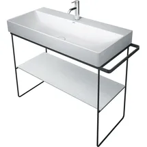 Duravit DuraSquare 106,5x45cm, bodenstehend, schwarz matt