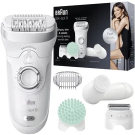 Braun Silk-épil 9 9-865 weiß/silber
