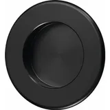 Hermeta Muschelgriff Aluminium schwarz pulverbeschichtet rund Einlass-Ø 35 mm