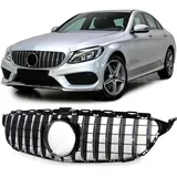 Tenzo-R Sport Kühlergrill Schwarz Chrom für Mercedes C Klasse W205 S205 13–18