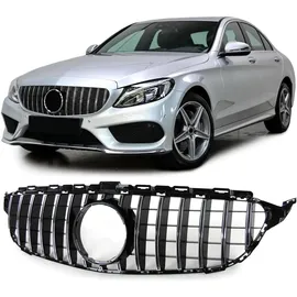 Tenzo-R Sport Kühlergrill Schwarz Chrom für Mercedes C Klasse W205 S205 13–18