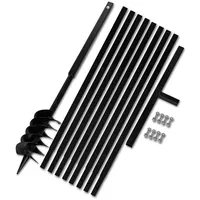 vidaXL Hand-Erdbohrer mit Griff 120 mm