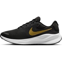 Nike Revolution 7 Laufschuh, schwarz Gold Weiß Black Metallic Gold White Dk Smoke Grey, 40