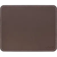 InLine Maus-Pad Premium Kunstleder Braun
