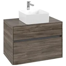 Villeroy & Boch Collaro Waschbeckenunterschrank 80 x 55 cm Stone Oak