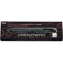 Pentel PP3005-A ORENZNERO Druckbleistift mit automatischem Minenvorschub, bruchsichere Mine, schwarzes Metallgehäuse, 0,5mm, 1 Stück (1er Pack)