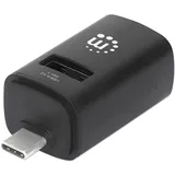 Manhattan 3-Port USB 3.0 / 2.0 USB-C Stecker auf 3xA-Buchse