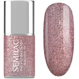 Semilac 3in1 One Step Glossy S250 Glitter Pink 7 ml