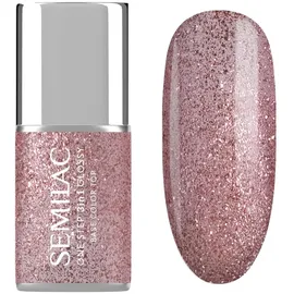 Semilac 3in1 One Step Glossy S250 Glitter Pink 7 ml