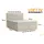 Deine Möbel 24 LOFT IV 180 x 200 cm H4 Creme