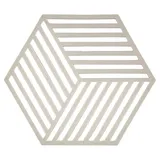 ZONE Denmark Hexagon Topfuntersetzer Silikon Untersetzer, Warm Grey