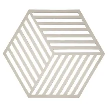 ZONE Denmark Hexagon Topfuntersetzer Silikon Untersetzer, Warm Grey