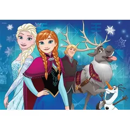 Ravensburger 09074 - Puzzle Disney Frozen, Nordlichter, 2 x 24 Teile