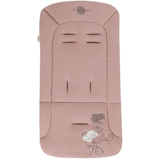 hauck Universal Sitzauflage für Buggys, Kinderwagen, Kinderfahrradanhänger, Baumwolle, Atmungsaktiv, Weich, Einfache Befestigung, Sommer & Winter (Disney Minnie Mouse Rose)