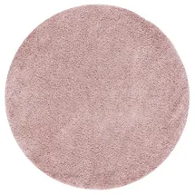Pergamon Hochflor Langflor Teppich Aloha Altrosa Rund