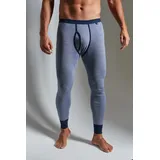 CLIPPER Lange Unterhose Packung, 2 Stk., modische Optik: Jeans meliert, tolle Qualität, Gr. 4 - 2 Stk., marine, , 303468-4 2 Stk.