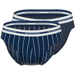 TOM TAILOR Minislip, (2 St.), mit Retro-Stil TOM TAILOR blau-dunkel-streifen 6 (L)
