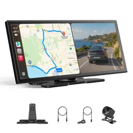OTTOCAST ScreenFlow 11,4 Zoll Carplay Display kompatibel mit Netflix/YouTube, Carplay Android Auto, Video Display mit Rückfahrkamera 1920×720P Touch Screen 5G WLAN Bluetooth for iOS 8+ Android 11+