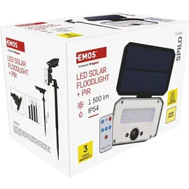 EMOS SPILO mit Bewegungsmelder 1500 lm, schwarz,