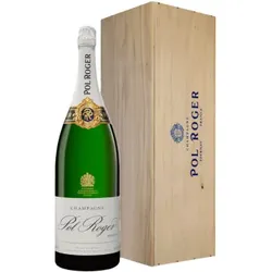 Jéroboam Champagner Pol Roger - Réserve Brut - Holzkiste