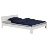 Idimex Doppelbett, weiß, Holz, Vintage, 140x200 cm, FSC Mix, Schlafzimmer, Betten